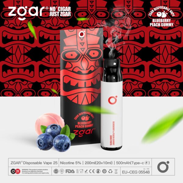 Piece ZGAR 3000 Puffs Disposable Pod 50MG