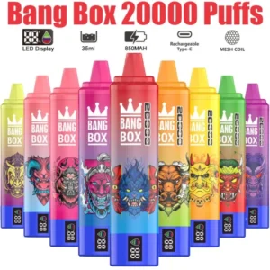 Bang Box 20K 20000 Puffs Disposable Vape with Display Screen